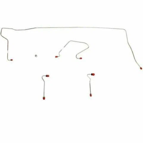 1970-74 Dodge Challenger Front Brake Line Kit Conversion Disc Brakes Stainless EKT7011SS